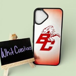 BC Lion Logo Phone Case - Red and Black